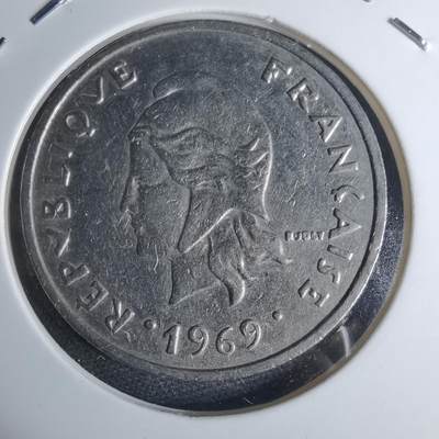 沼泽如烟--第947场 - 法属波利尼西亚1969年20法郎