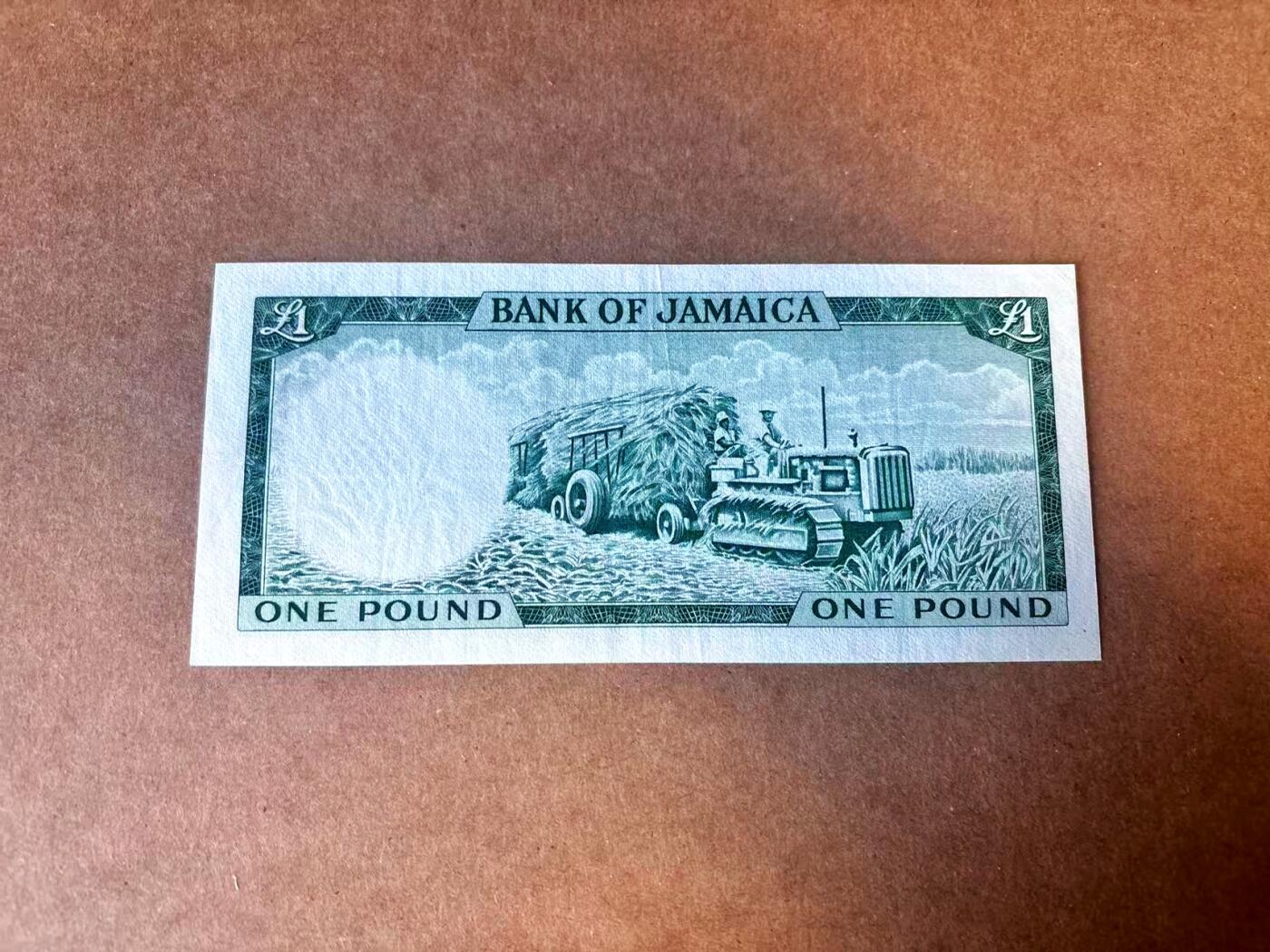 【Blue Auction】世界纸币精拍第769期——18级TOP拍卖/信誉/品质/专业/高效💫 牙买加 1960年  1镑 女王 品相如图