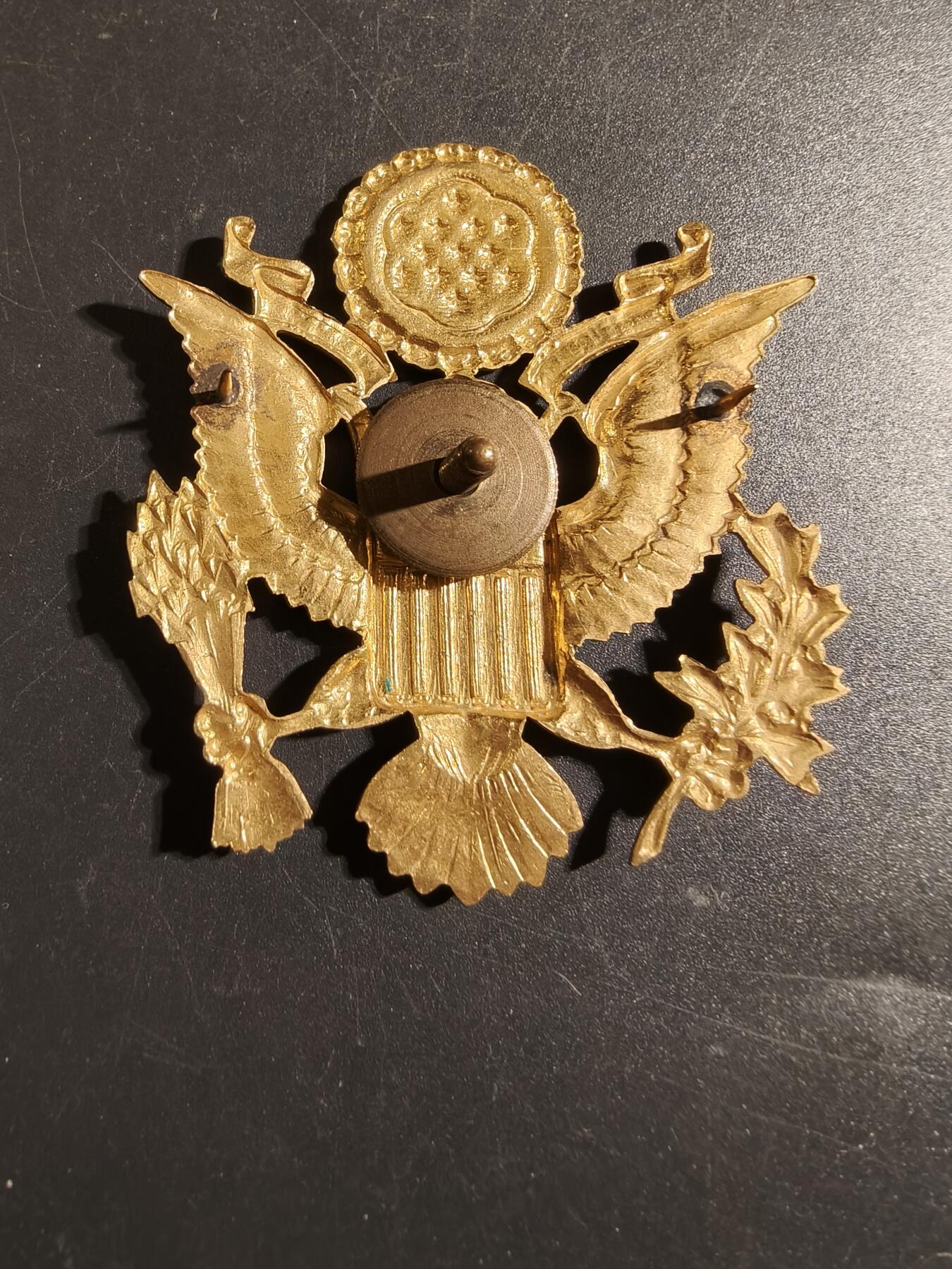 老王徽章第172期 美国陆军大檐帽帽徽