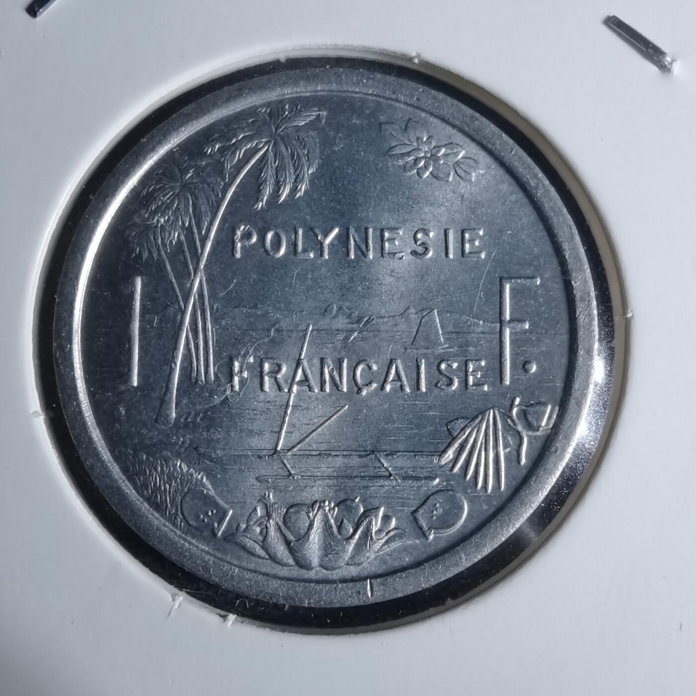 沼泽如烟--第947场 法属波利尼西亚1965年1法郎