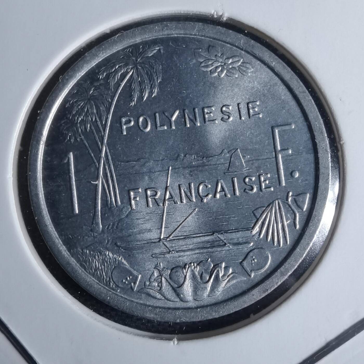 沼泽如烟--第947场 法属波利尼西亚1979年1法郎