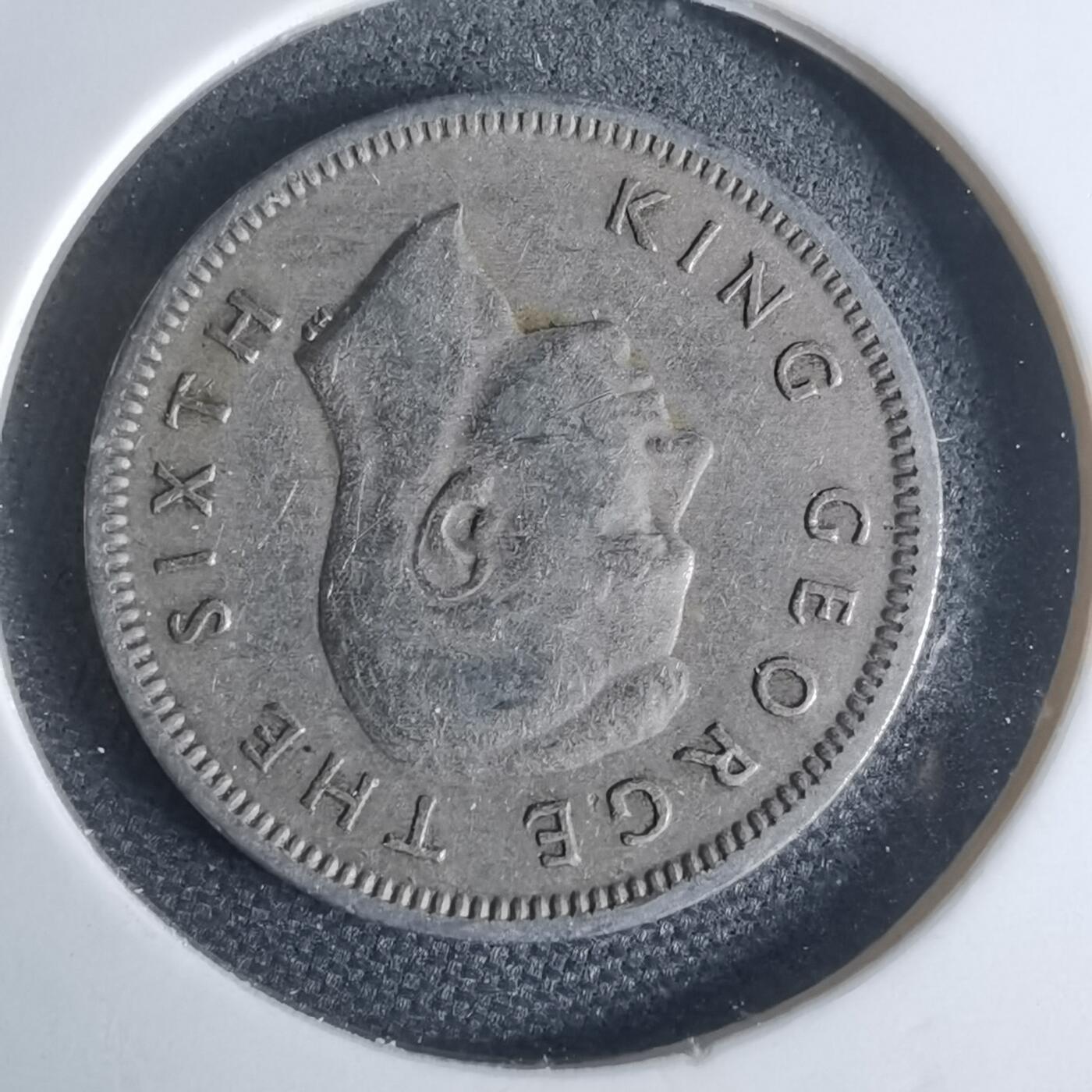 沼泽如烟--第947场 新西兰1952年6便士