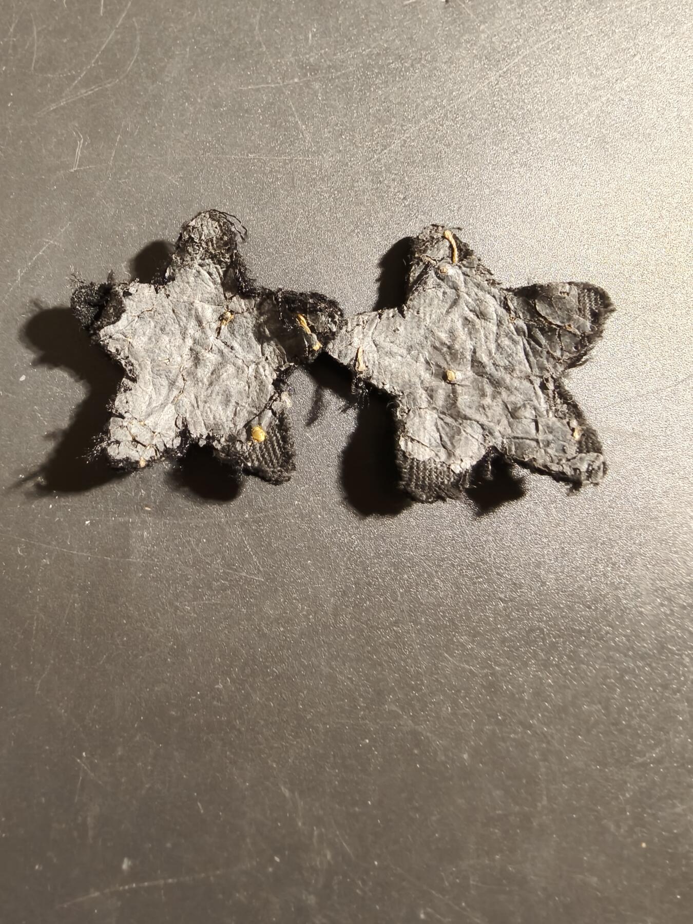 老王徽章第172期 美国海军军官金属丝刺绣领章一组     一战时期