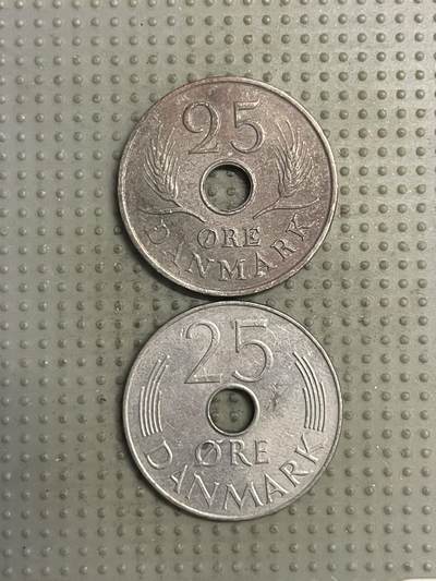 2025年第148场各国散币拍卖（总第148场） - 丹麦25欧尔2枚