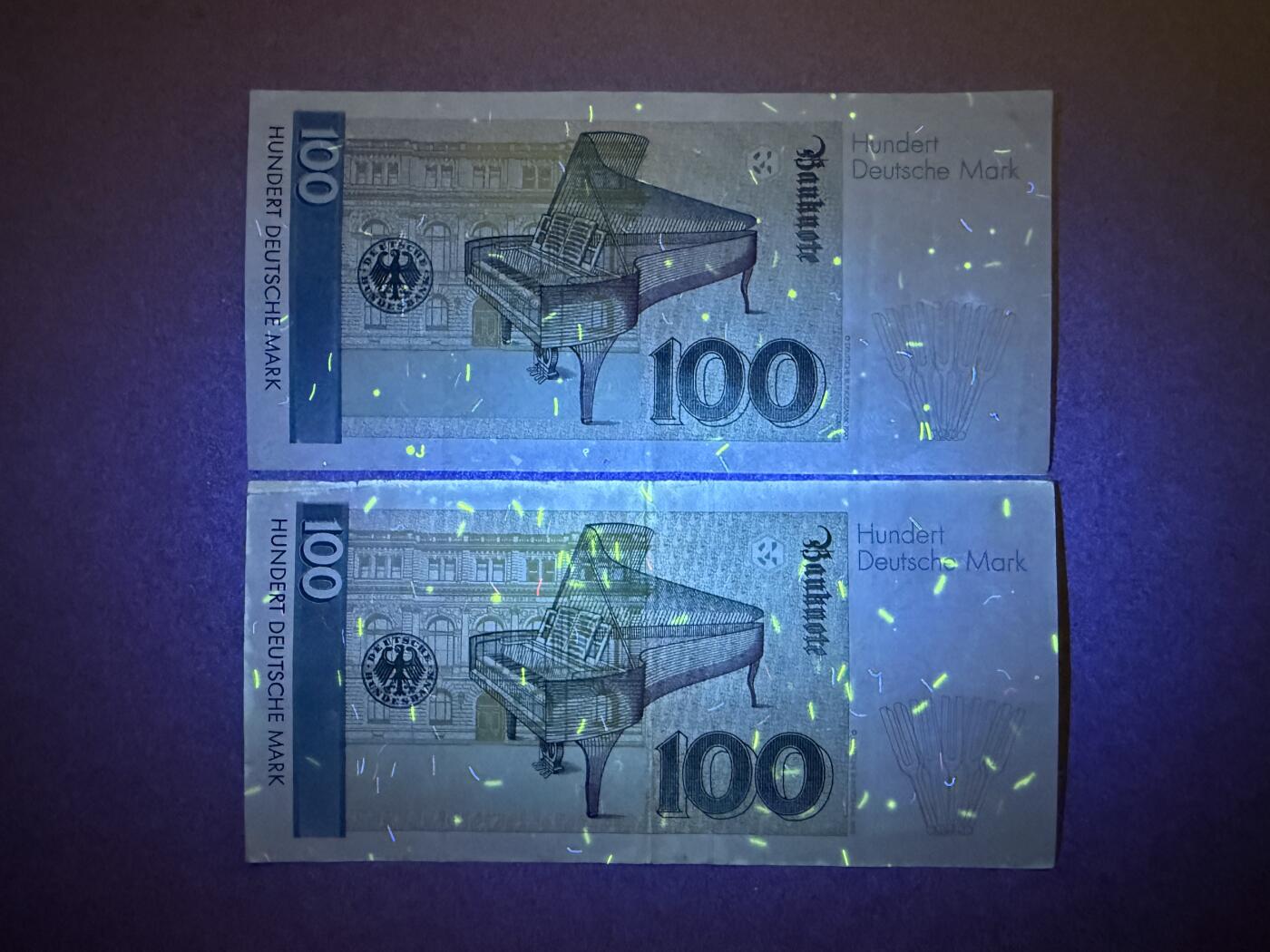 《艾美收藏》第226期-12.28周日外币精品场-蛇年收官 德国100马克2张 1989年、1991年各1张 克拉拉 流通品相