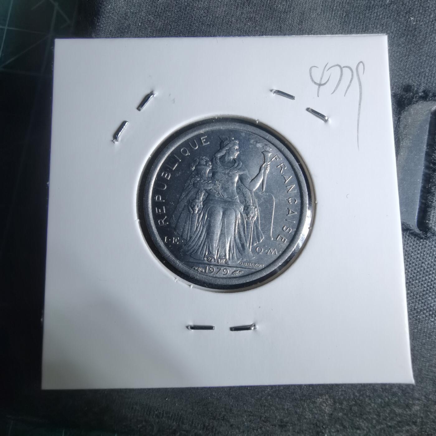 沼泽如烟--第947场 法属波利尼西亚1979年1法郎