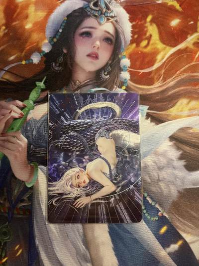 欢迎送拍、零成本上架，释放现金流，合理分配上拍卡品 - 【浮雕折光兑换卡】罐儿 黑蛇 焱卡文化&神话中国3