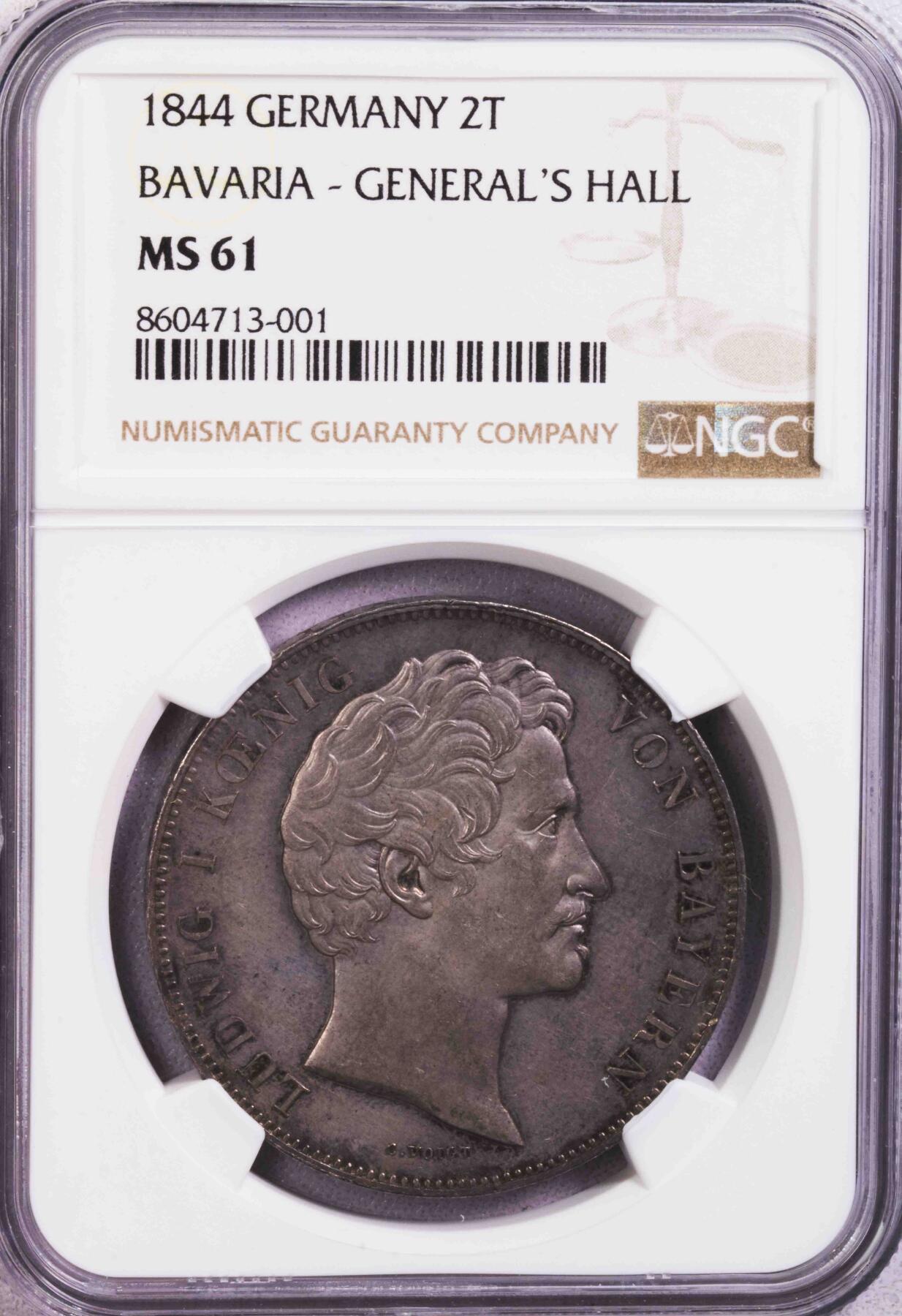NGC-MS61 1844巴伐利亚英灵殿2泰勒老包浆