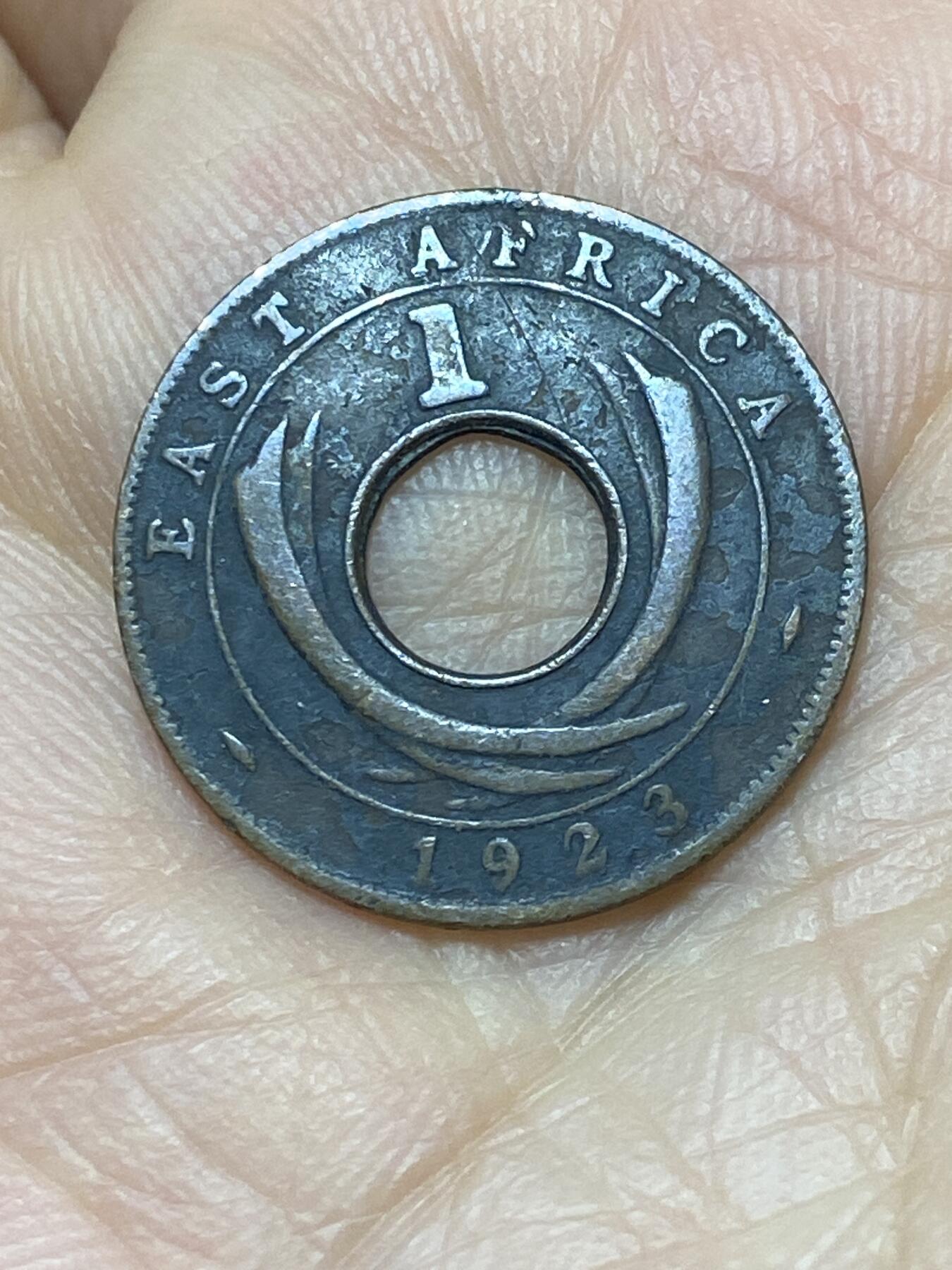 2025年第一百四十三场(总第一百六十九场）外国好品散币场(免佣金) 英属东非1923年1分(乔治五世第三版)