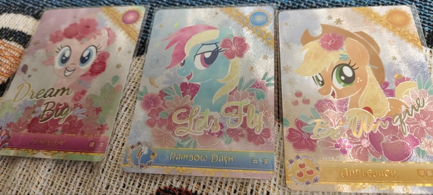 秋原瞳的小店第三十一期（持续收拍，时光冉冉，卡圈陪伴） 卡游usa小马宝莉3连