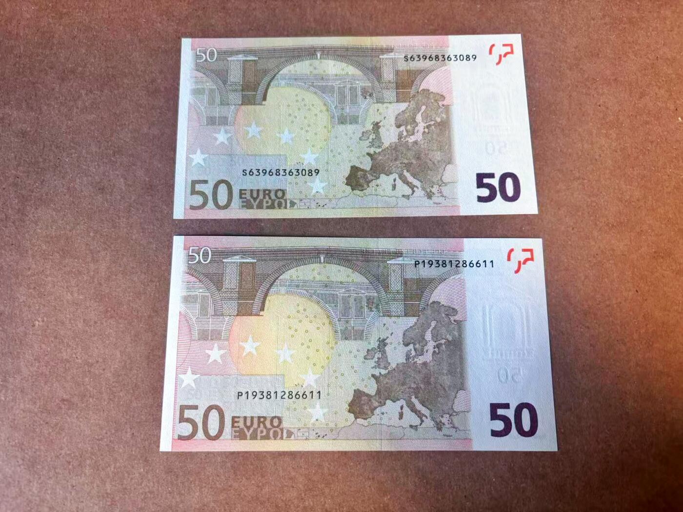 【Blue Auction】世界纸币精拍第769期——18级TOP拍卖/信誉/品质/专业/高效💫 【一组2张无47】欧盟 2002年50欧元 全新UNC