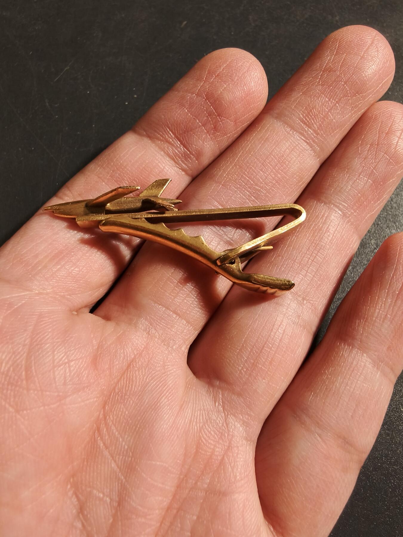 老王徽章第172期 美国空军F-15战斗机领带夹