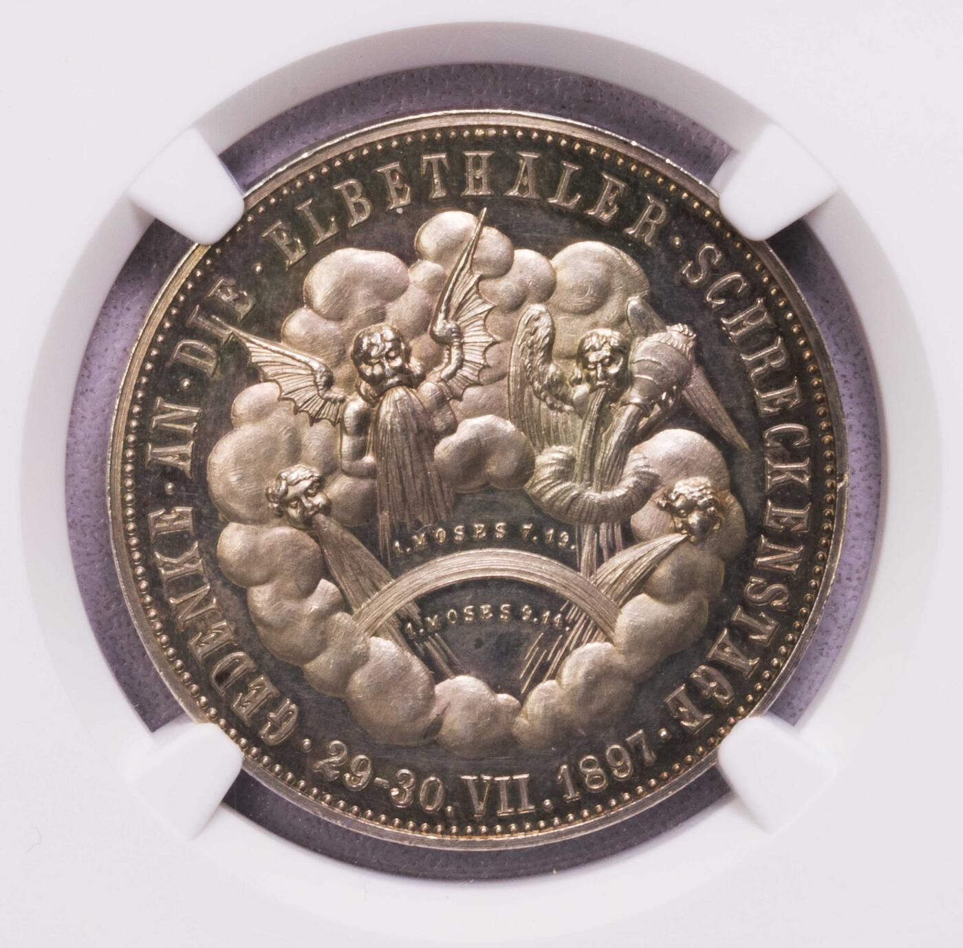 NGC-MS61 1897德国雷公电母银章