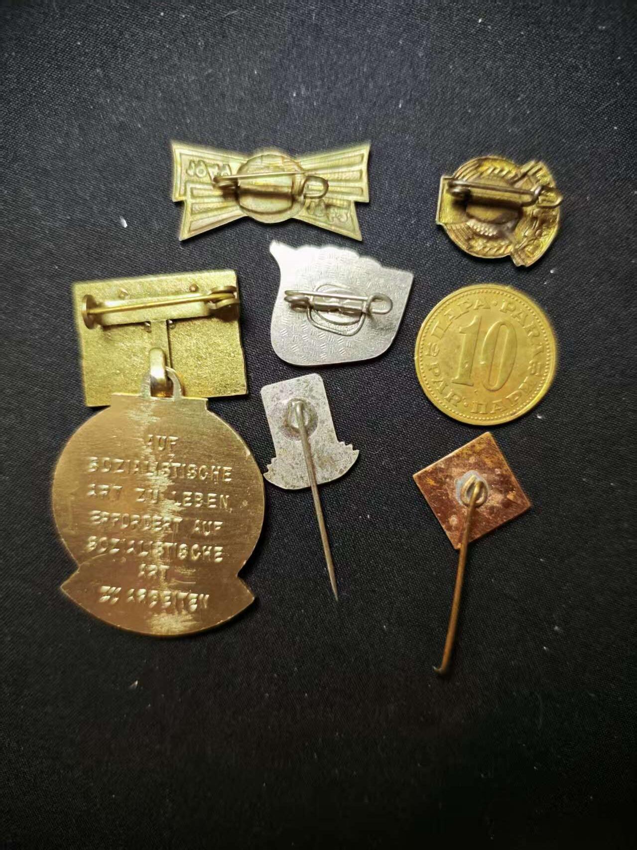 罗岚⭐爱藏⭐甄选专拍第三场-分享拍场赚佣（实体店在建中···） 民主德国勋赏一组（建国七周年 七年建设计划证章）