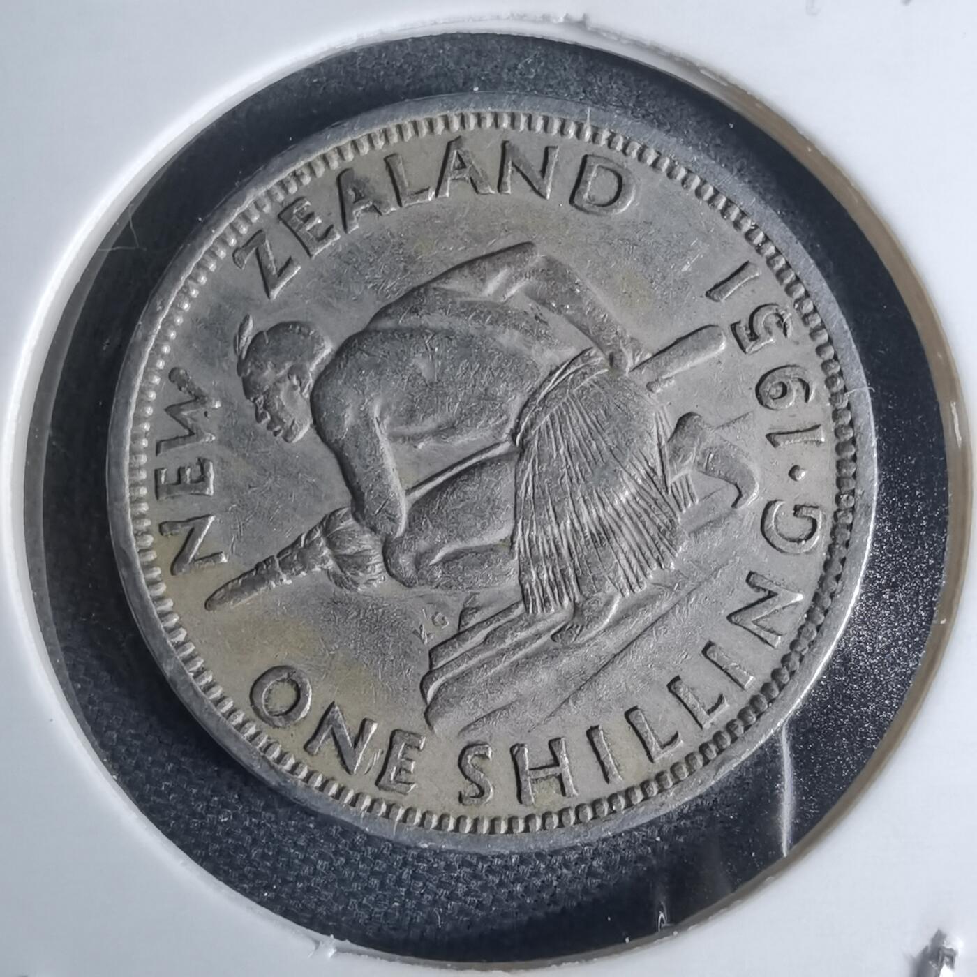 沼泽如烟--第947场 新西兰1951年1先令