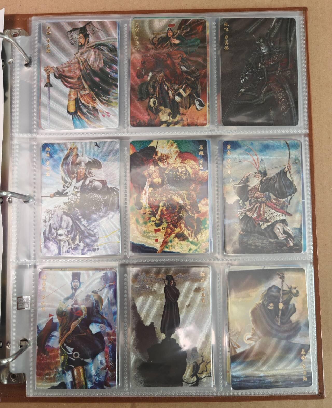 趣卡卡拍No.22期（无佣金免手续费，分享成交有奖） 【粗闪】人文之宝 正子公也 水浒粗闪+三国粗闪179张（套卡已拆，含9宫主题卡册）