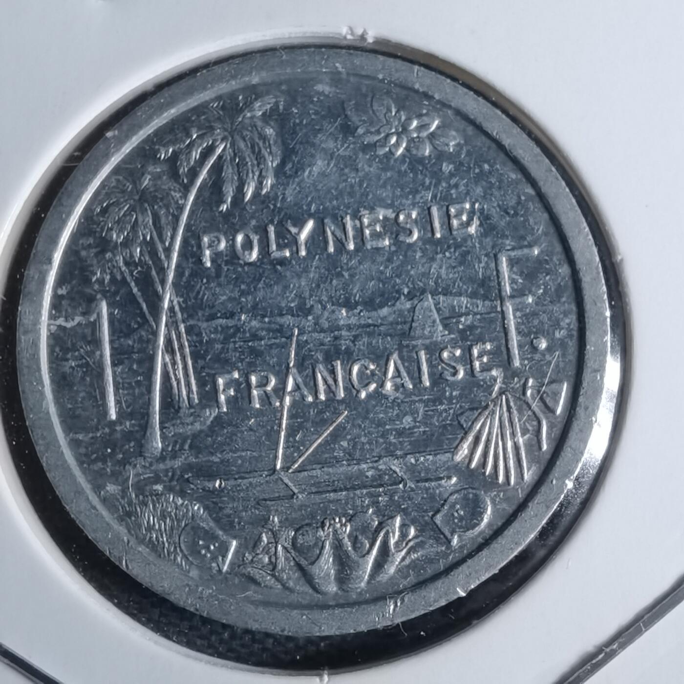 沼泽如烟--第947场 法属波利尼西亚1986年1法郎