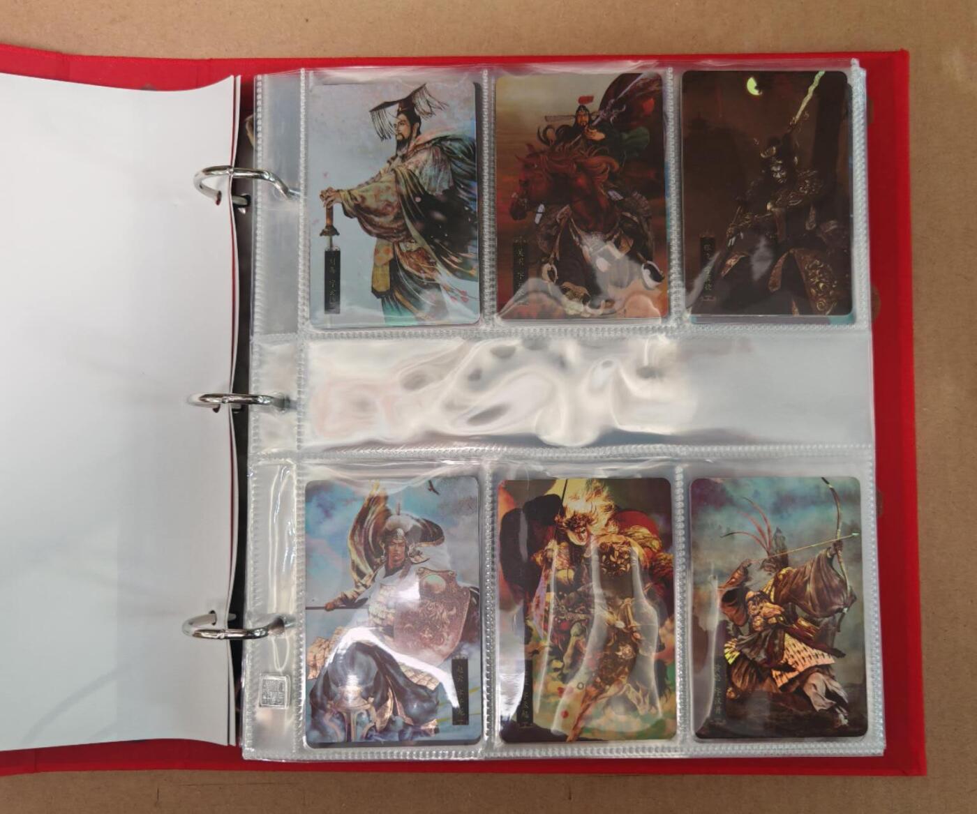 趣卡卡拍No.22期（无佣金免手续费，分享成交有奖） 【彩闪】人文之宝 正子公也 三国彩闪+水浒彩闪 165张（套卡已拆，含6宫卡册及卡册卡）