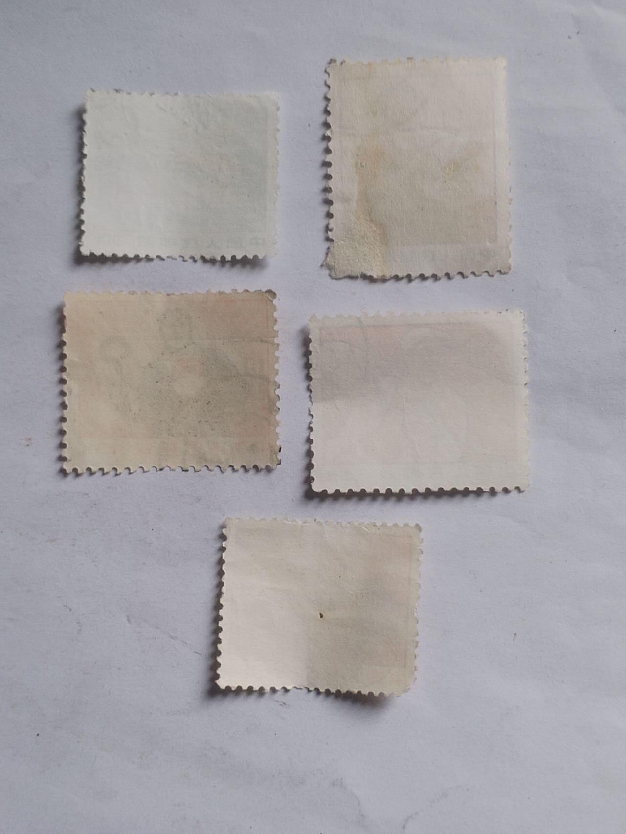 邮票专场 文普一组5枚。