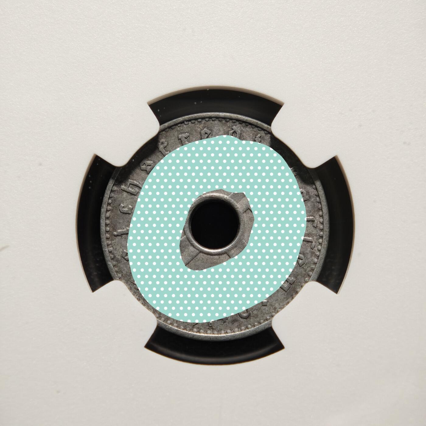 【德藏】世界币章拍卖第159期(元旦专场拍卖) 1940年 德国民族社会主义工人党中孔10芬尼 NGC AU55 好品相 保存不易 （原图请查询NGC评级官网）