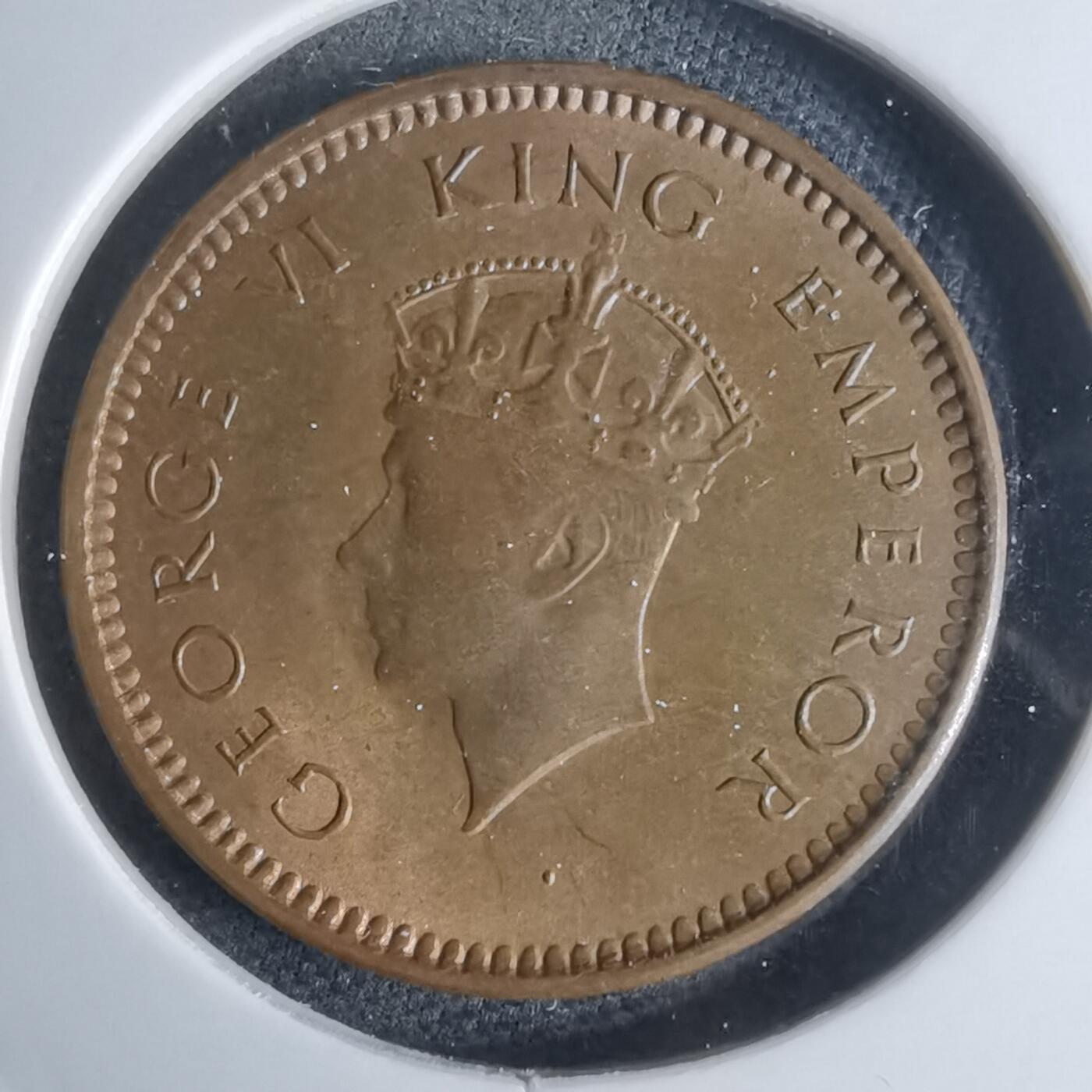 沼泽如烟--第947场 英属印度1940年二分之一派斯