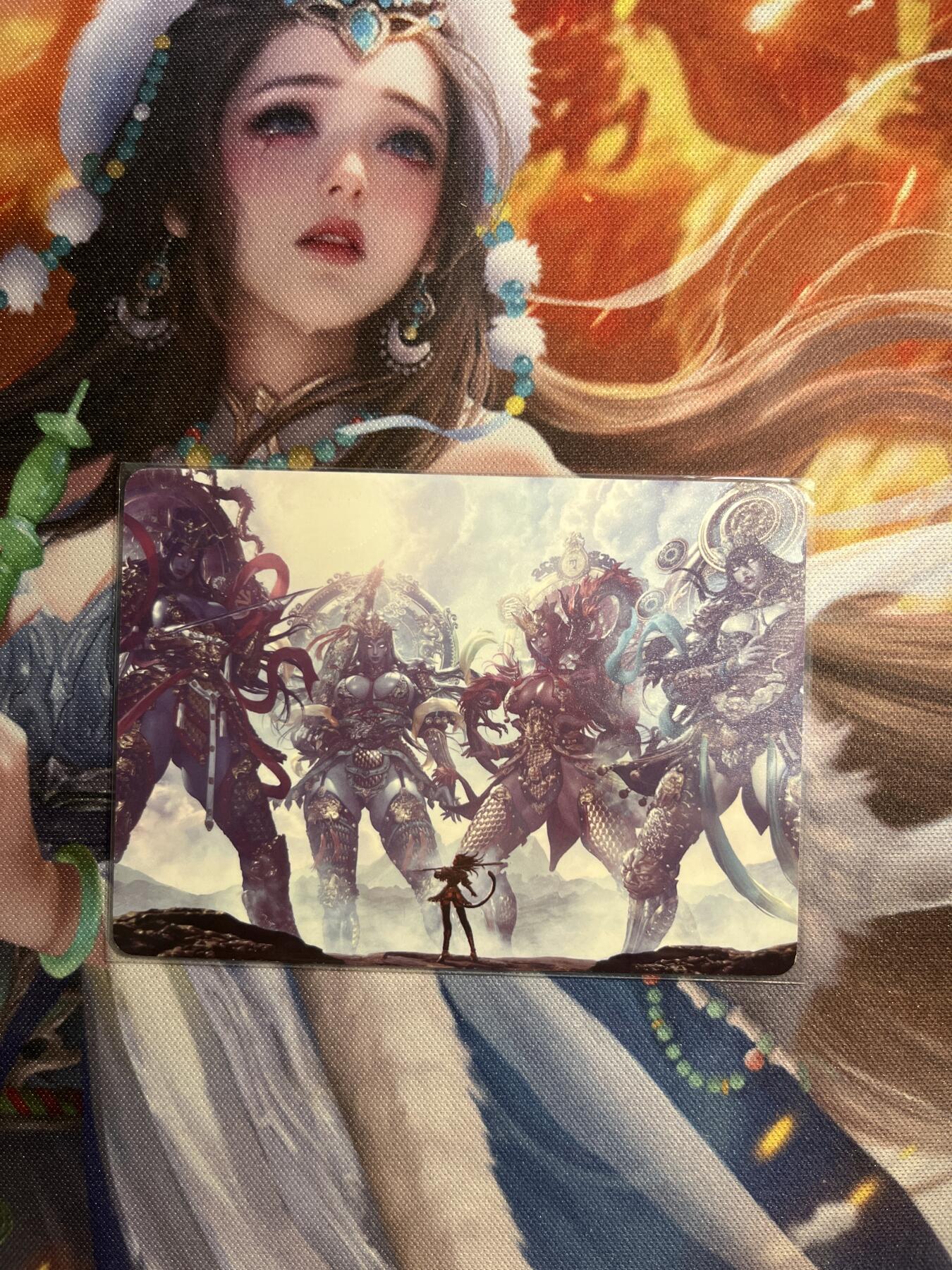 欢迎送拍、零成本上架，释放现金流，合理分配上拍卡品 【普卡兑换卡】黑暗王朝 四大天王合体 焱卡文化&神话中国3