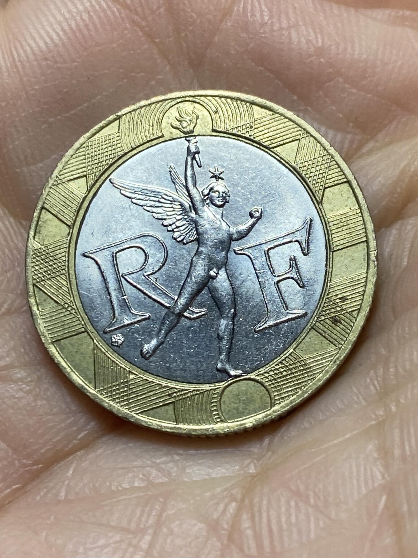 2025年第一百四十三场(总第一百六十九场）外国好品散币场(免佣金) 法国🇫🇷1989年10法郎(分段边齿版)