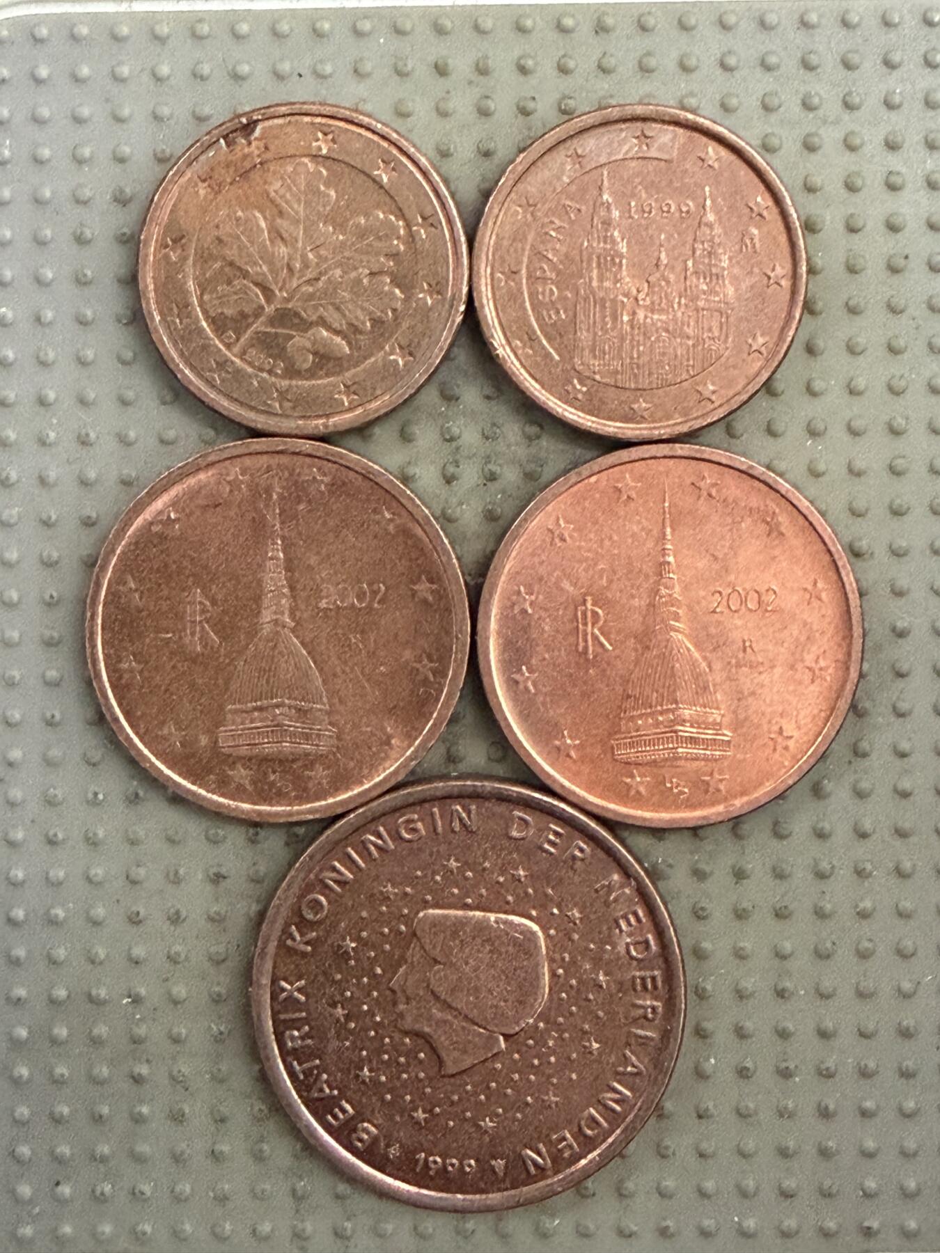 2025年第148场各国散币拍卖（总第148场） 欧分5枚