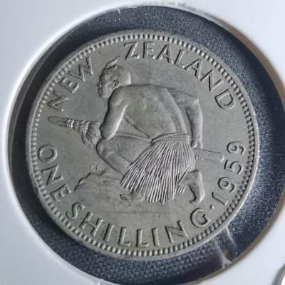 沼泽如烟--第947场 - 新西兰1959年1先令