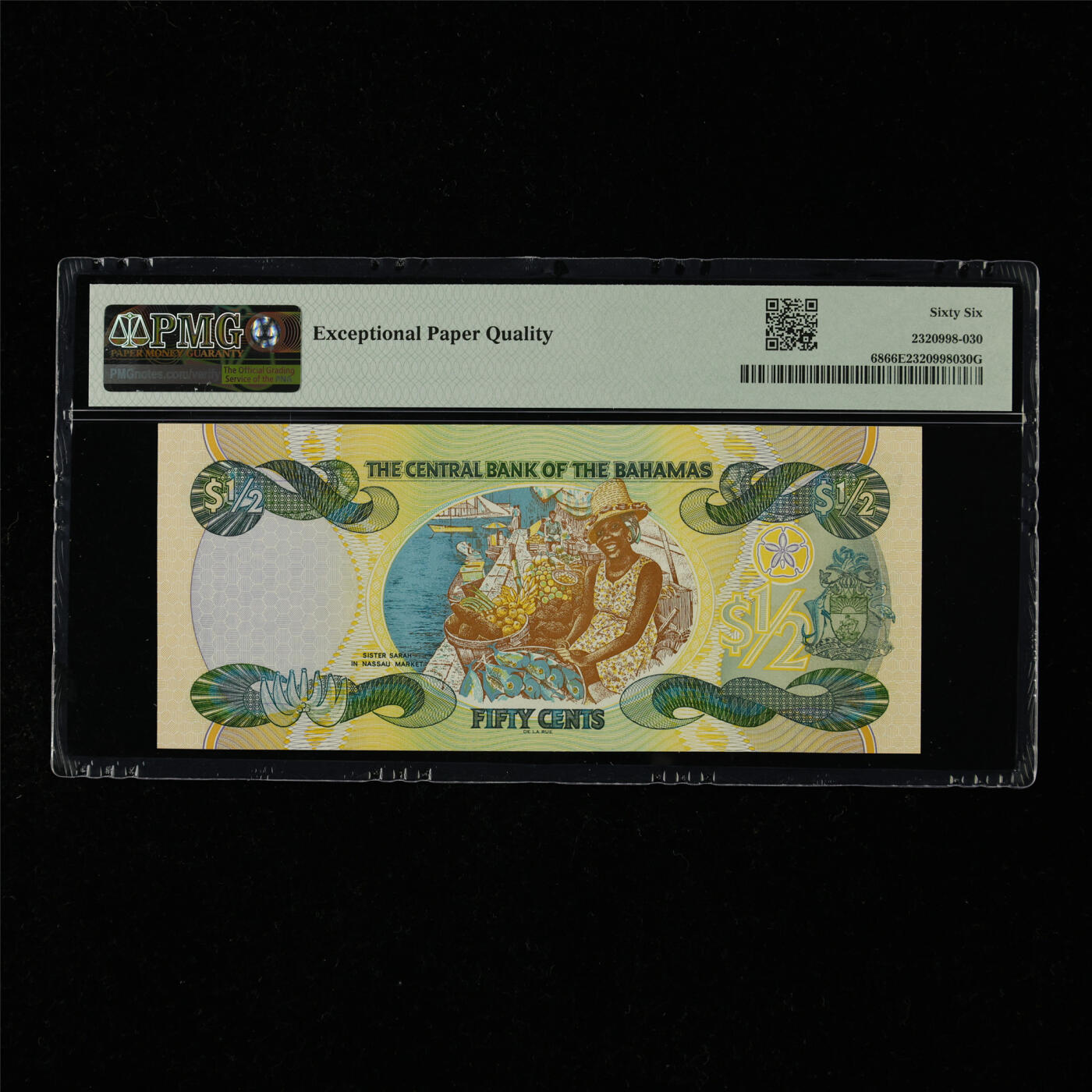 【亘邦集藏】第218期拍卖 2001年 巴哈马1/2元 PMG 66EPQ A1281315