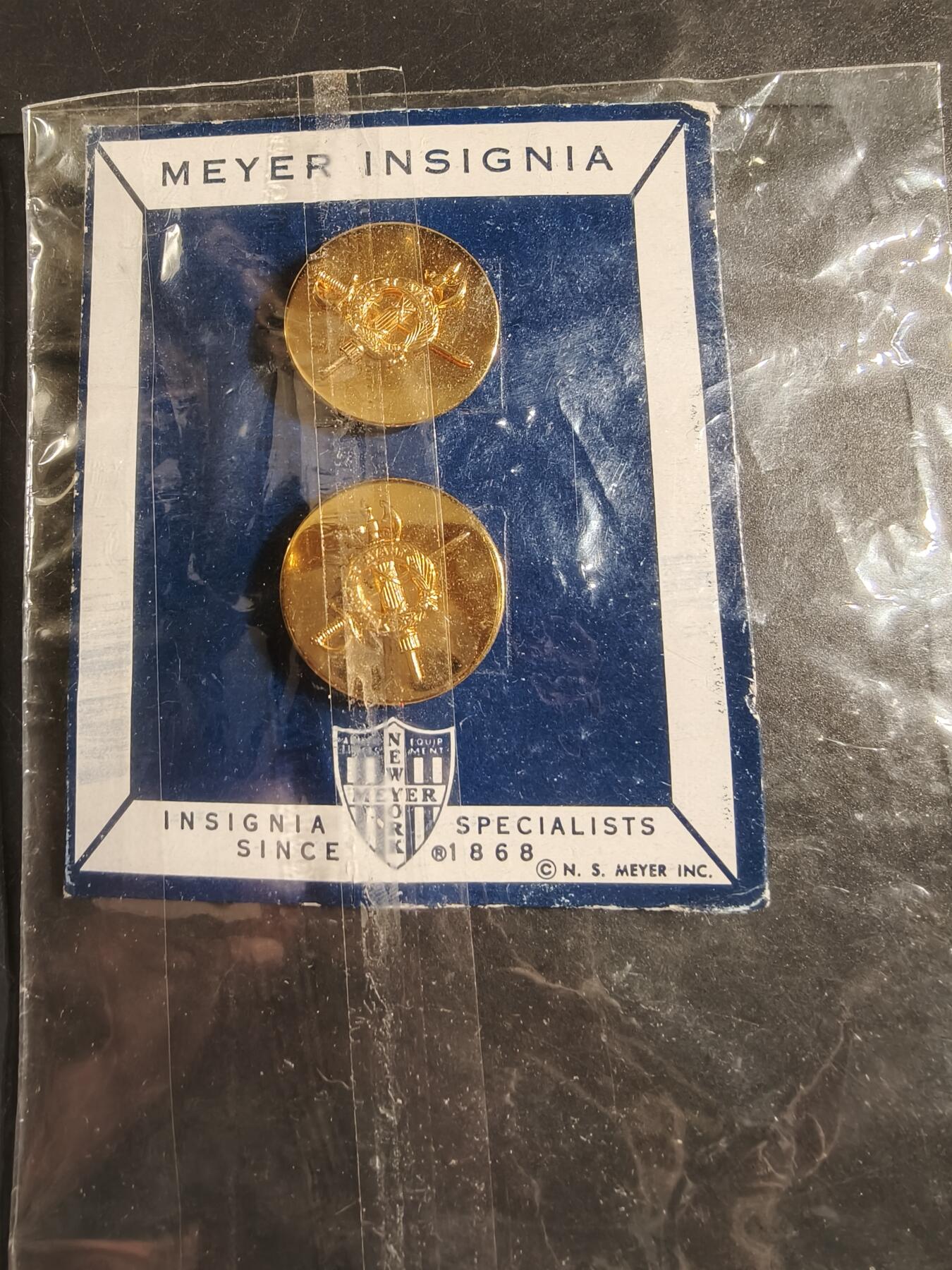 老王徽章第172期 美国监察长领章一组    原封包装