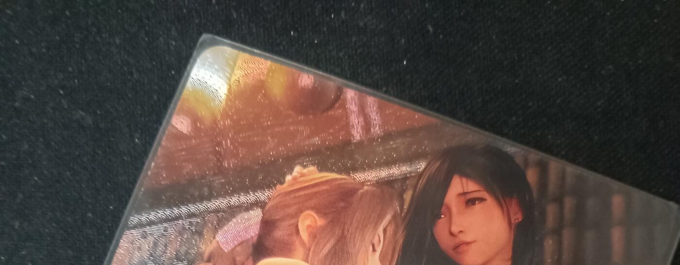 花开卡拍第53期（12月28号周日截拍，品控勿拍!!!拍品不寄存，运费5元，自制卡难免瑕疵，可能存在轻微撞角爆边等出厂瑕疵，品控介意勿拍！） 砖家卡牌 艺术卡 最终幻想 蒂法 1张 粗闪