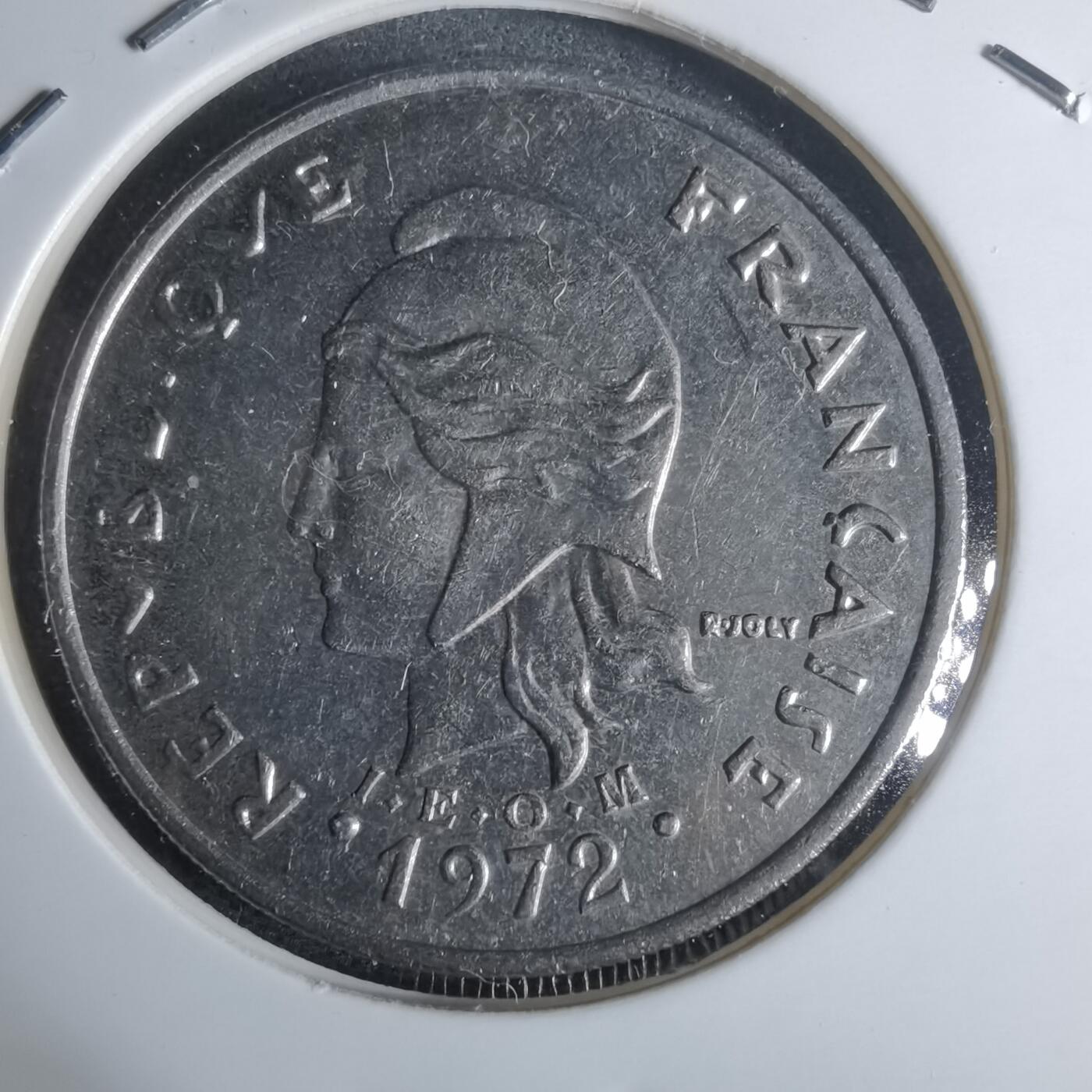 沼泽如烟--第947场 法属波利尼西亚19672年20法郎