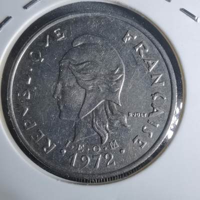 沼泽如烟--第947场 - 法属波利尼西亚19672年20法郎