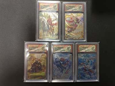 天玑星卡拍第155期《12.29年终场周一截拍》持续收拍收评中 满赠卡需备注 - 卡德曼 武韵红颜（西游礼盒）师徒五人 画师杆子 折光粗闪 五张 保粹10 