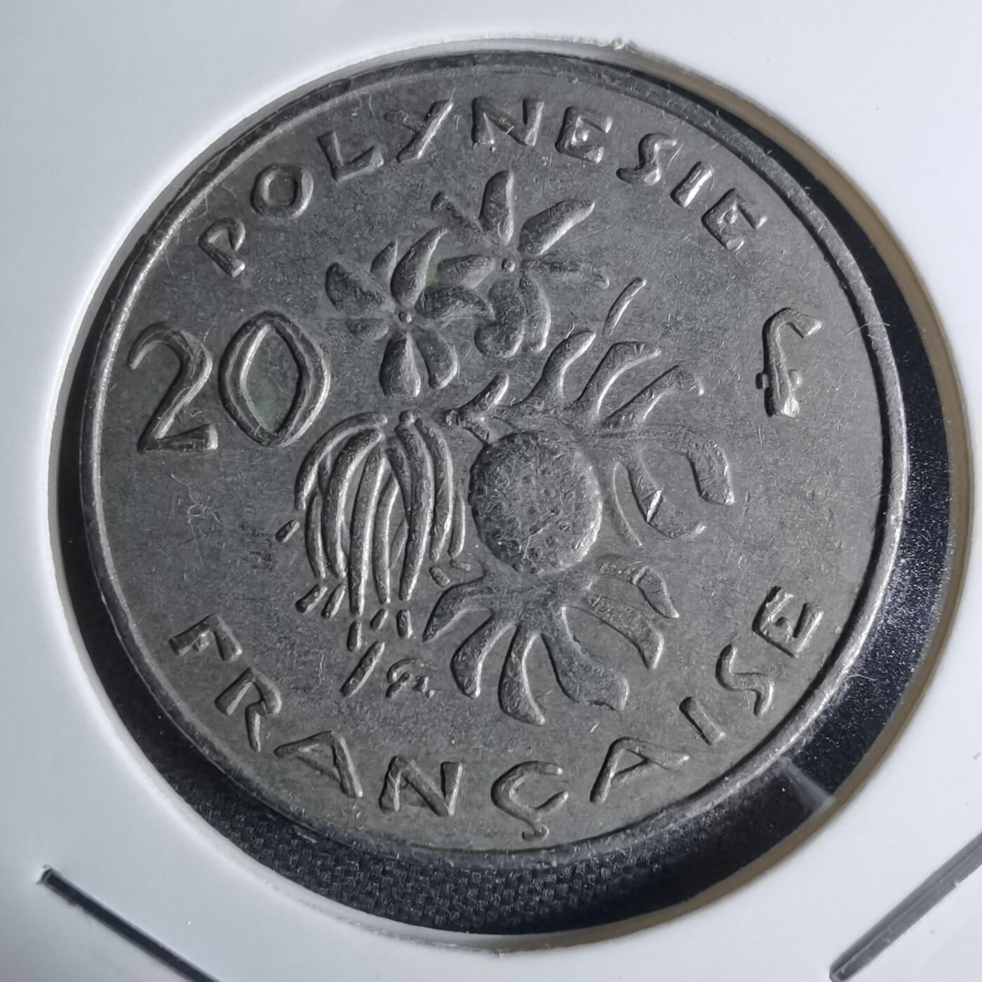 沼泽如烟--第947场 法属波利尼西亚2007年20法郎