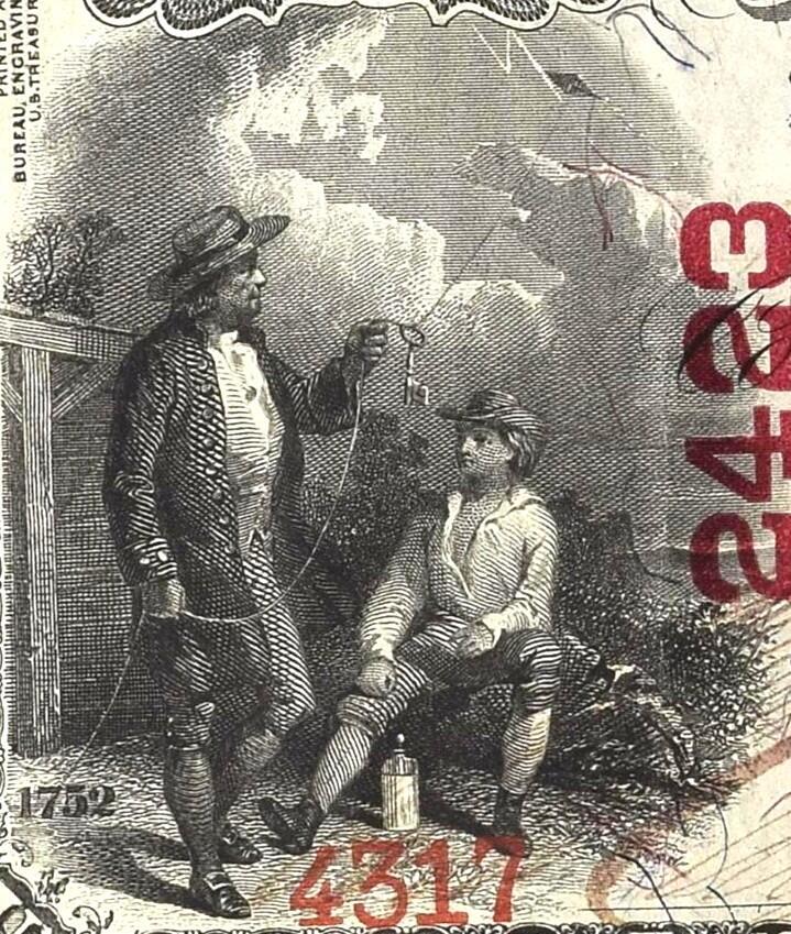 【Blue Auction】世界纸币精拍第769期——18级TOP拍卖/信誉/品质/专业/高效💫 美国 俄亥俄州哥伦布银行 1875年10美金 早期国民券 小银行存世量很少 存世9张中的1张 大票幅设计 PMG45EPQ 原票状态佳 正面为富兰克林经典的风筝实验、雄鹰及手握闪电的自由女神 背面为经典大场景油画《发现密西西比河》 这张手签大气 油墨凹凸感非常好 拿在手上气场十足非常吸引人 如今该年份国民券好品很少出现 非1882版可比拟的