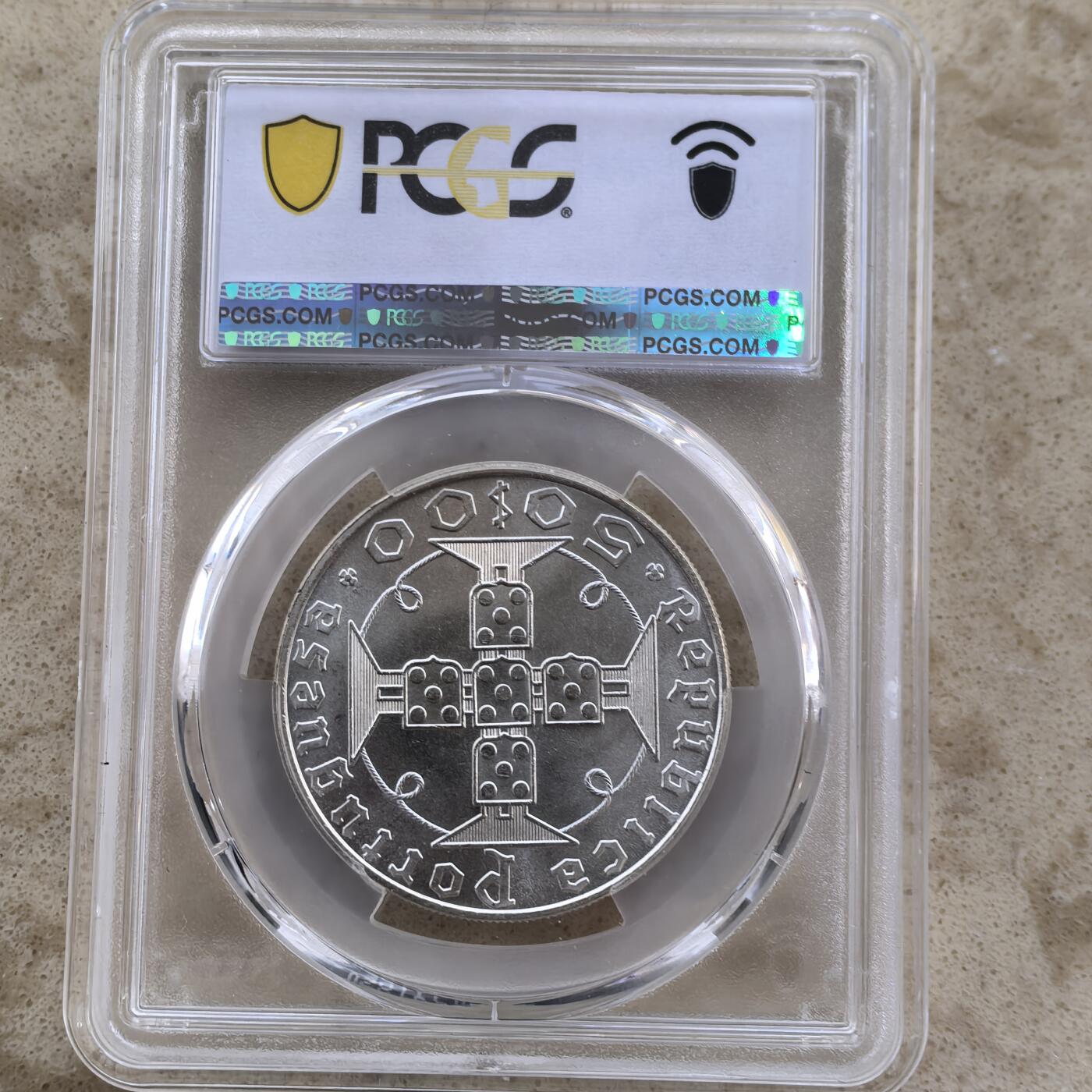 道一币馆币章第一百六十场 PCGS MS67 圣多美和普林比西1970年岛屿被发现500周年50埃斯库多银币 亚军分