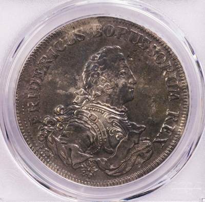 PCGS-AU50 1751普鲁士东方贸易泰勒老味道深打 - PCGS-AU50 1751普鲁士东方贸易泰勒老味道深打