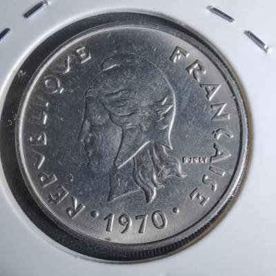 沼泽如烟--第947场 - 法属波利尼西亚1970年20法郎