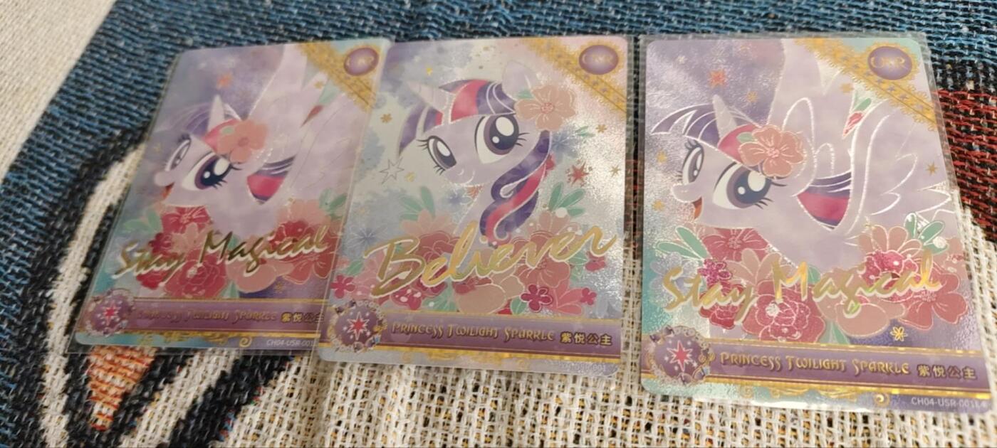 秋原瞳的小店第三十一期（持续收拍，时光冉冉，卡圈陪伴） 卡游小马宝莉usr3连