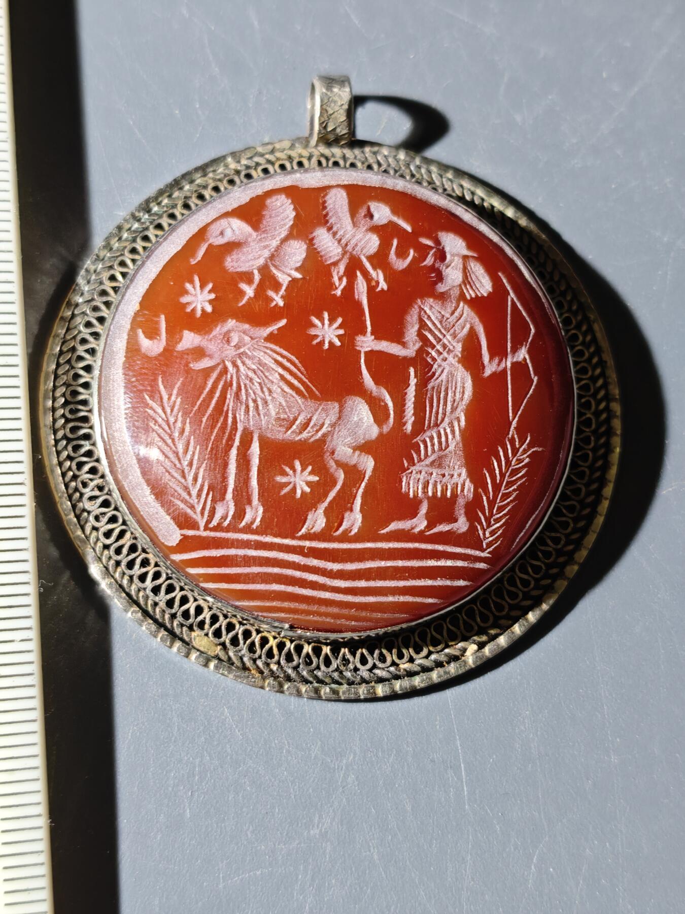 100期回流戒指饰品杂件纪念章丝路钱币专场 玛瑙饰品