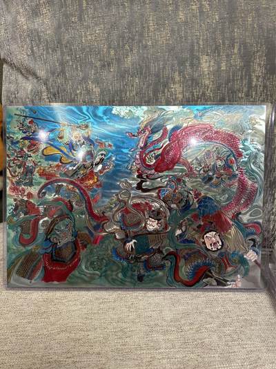 喜灰玩卡第二期免佣金（有需要代拍的卡友可联系免佣金） - 百里涌喆西游A4光刻大卡战天王（一面光刻图一面普卡图）