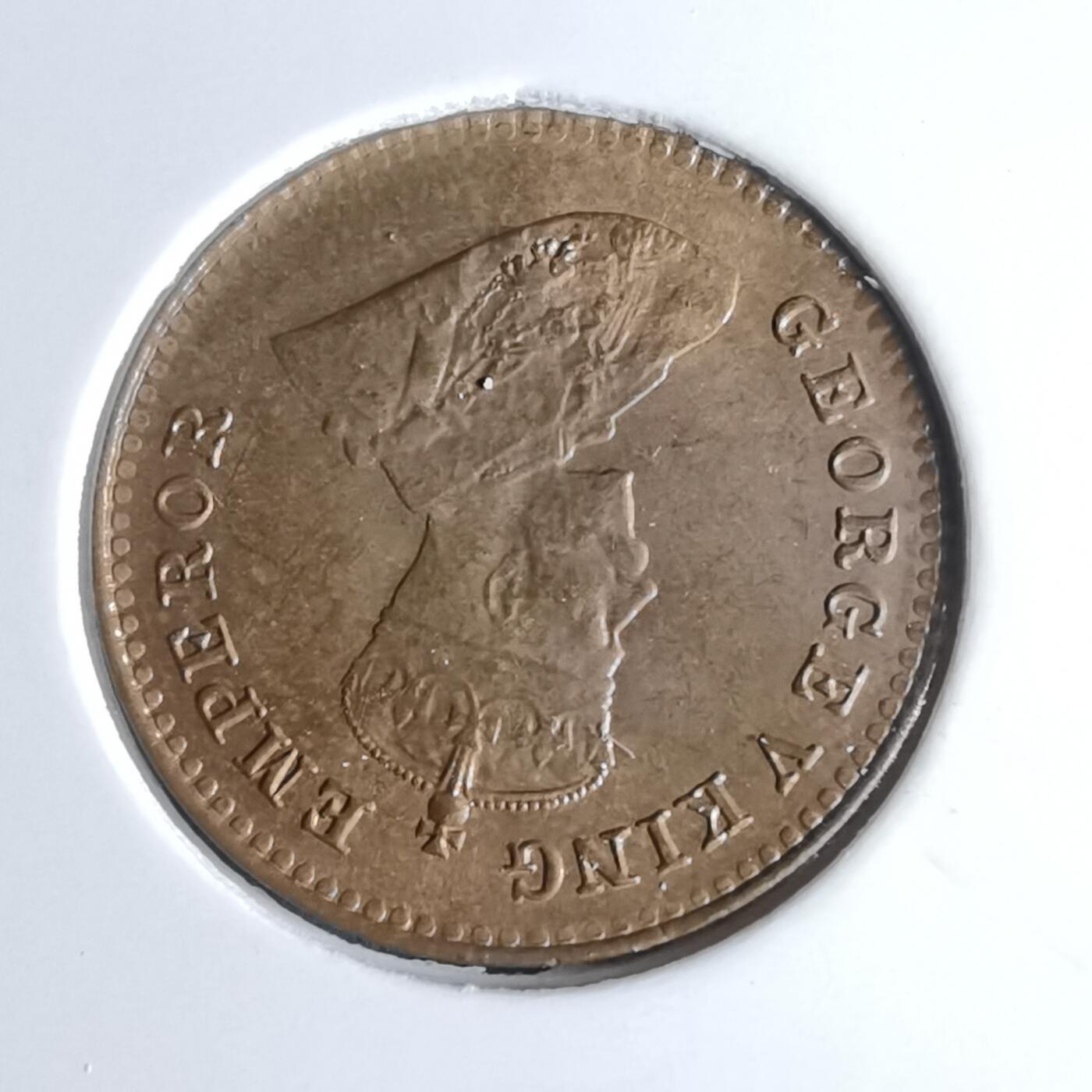 沼泽如烟--第947场 英属印度1936年十二分之一安娜