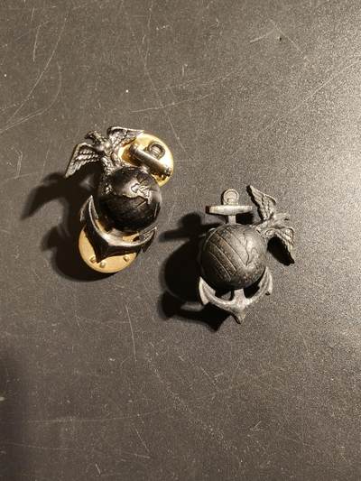 老王徽章第172期 - 美国海军陆战队领章一组    低可视度