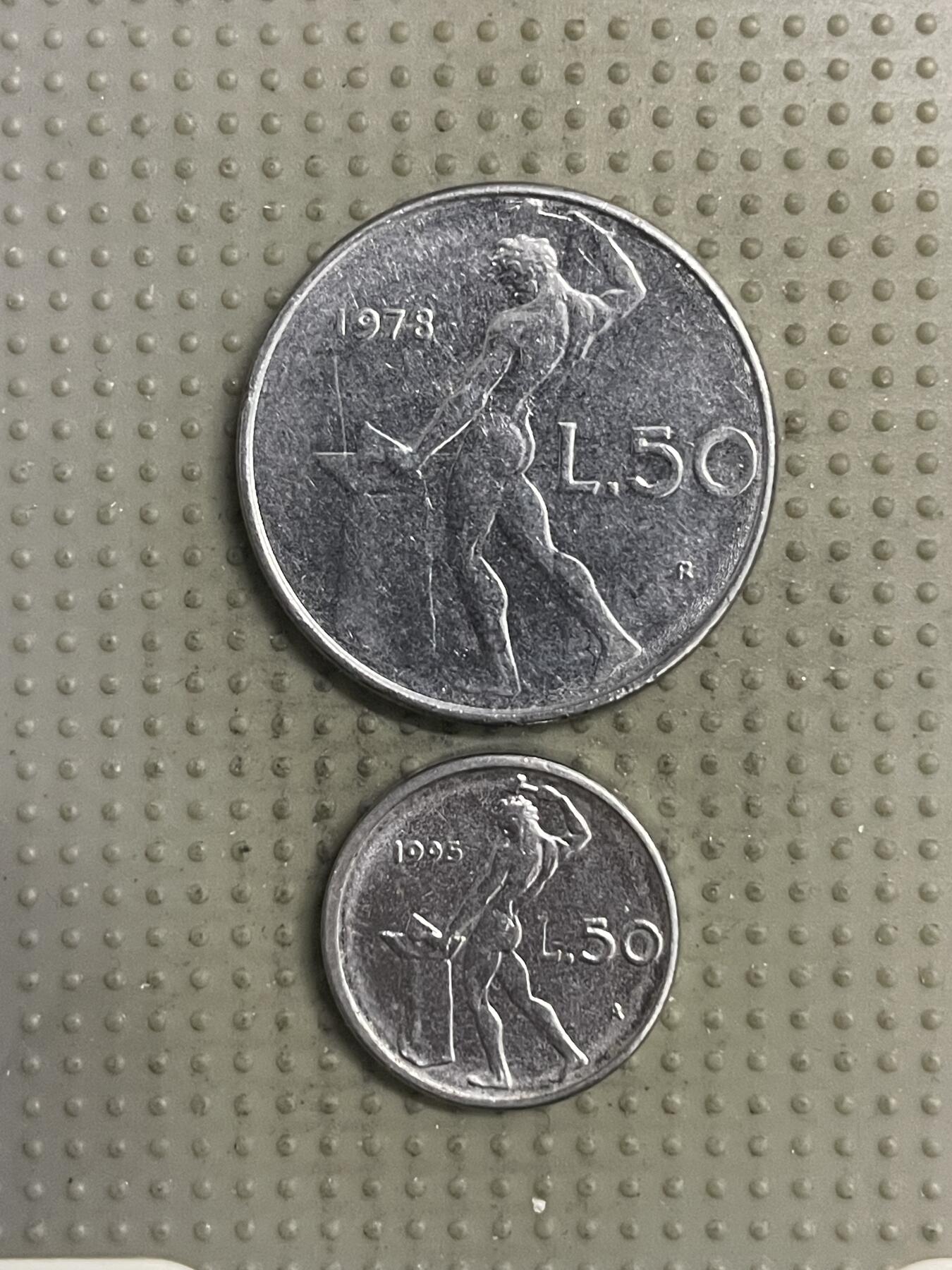 2025年第148场各国散币拍卖（总第148场） 意大利50里拉大小版