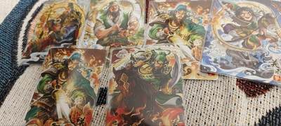 秋原瞳的小店第三十一期（持续收拍，时光冉冉，卡圈陪伴） - 卡游三国浮生如梦关羽6连一组