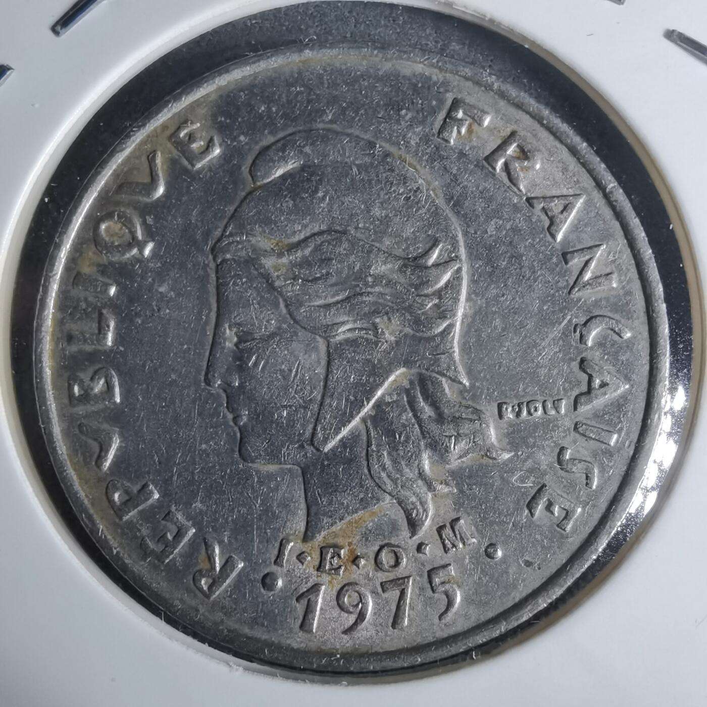 沼泽如烟--第947场 法属波利尼西亚1975年20法郎