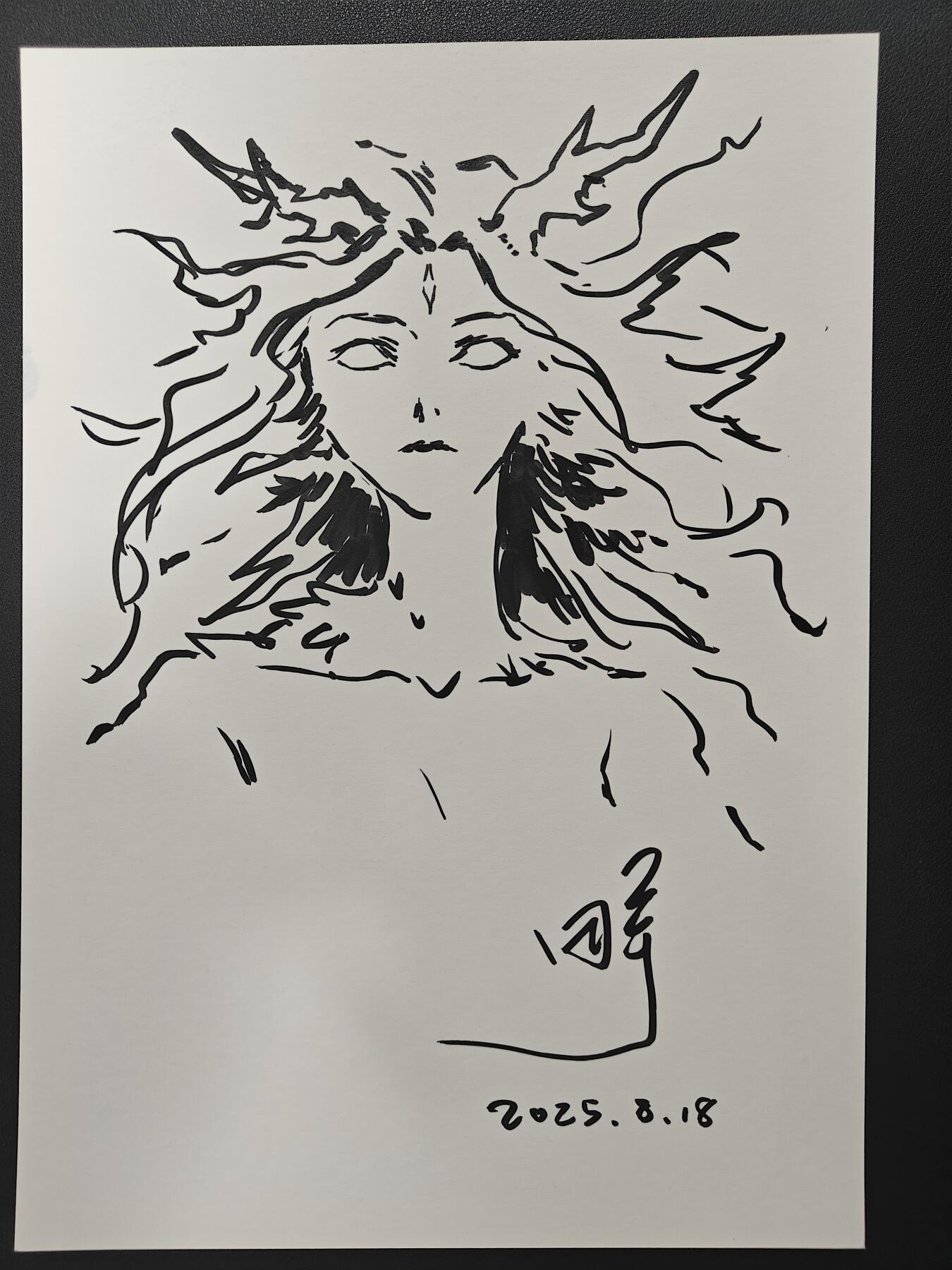 天玑星卡拍第155期《12.29年终场周一截拍》持续收拍收评中 满赠卡需备注 【签绘复制画】田宇 十二生肖 机甲美人 龙 A4复制画