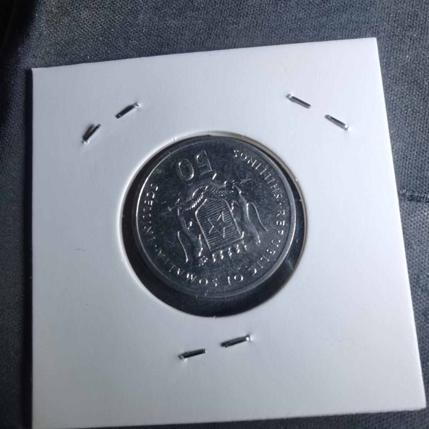 沼泽如烟--第947场 索马里2002年50先令